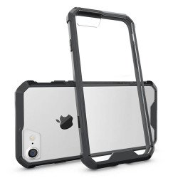iPhone 7 Plus Air Hybrid Clear Case (Black)